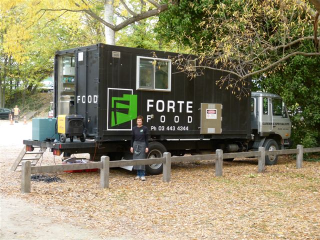 Mobile truck on location - Arrowtown